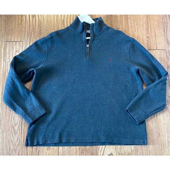 Polo Ralph Lauren grey quarter zip sweater size large - Picture 8 of 9